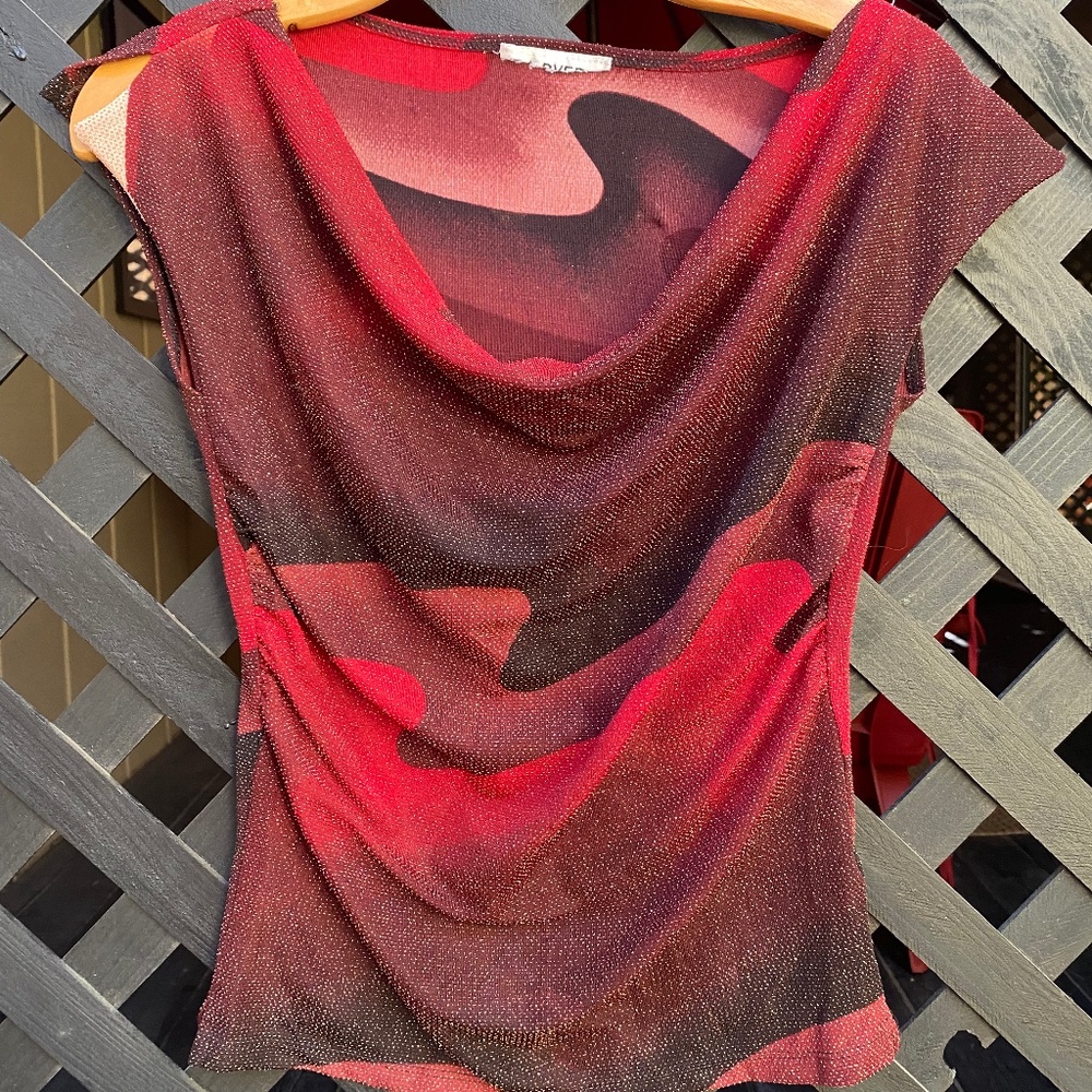 Vintage 90s cowl neck top